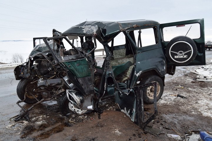 На трассе Оренбург – Самара произошла автокатастрофа